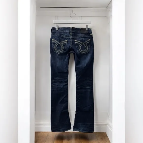 1121 Buckle Big Star Liv Boot Cut Jeans Size 26 (30x33.5) Western Cowgirl Rodeo
