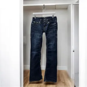 1121 Buckle Big Star Liv Boot Cut Jeans Size 26 (30x33.5) Western Cowgirl Rodeo