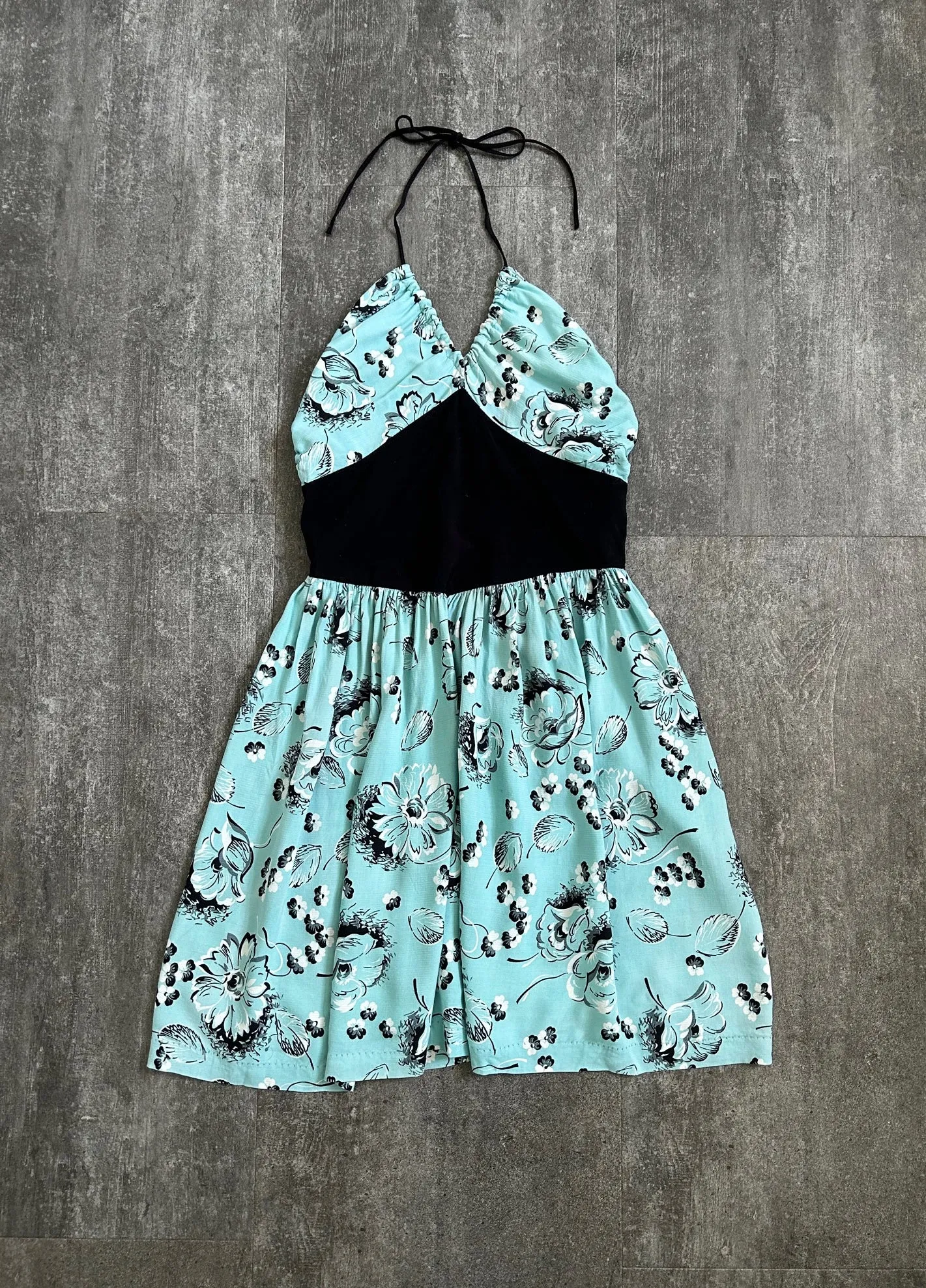 1930s 1940s playsuit set . vintage swimsuit . size xs