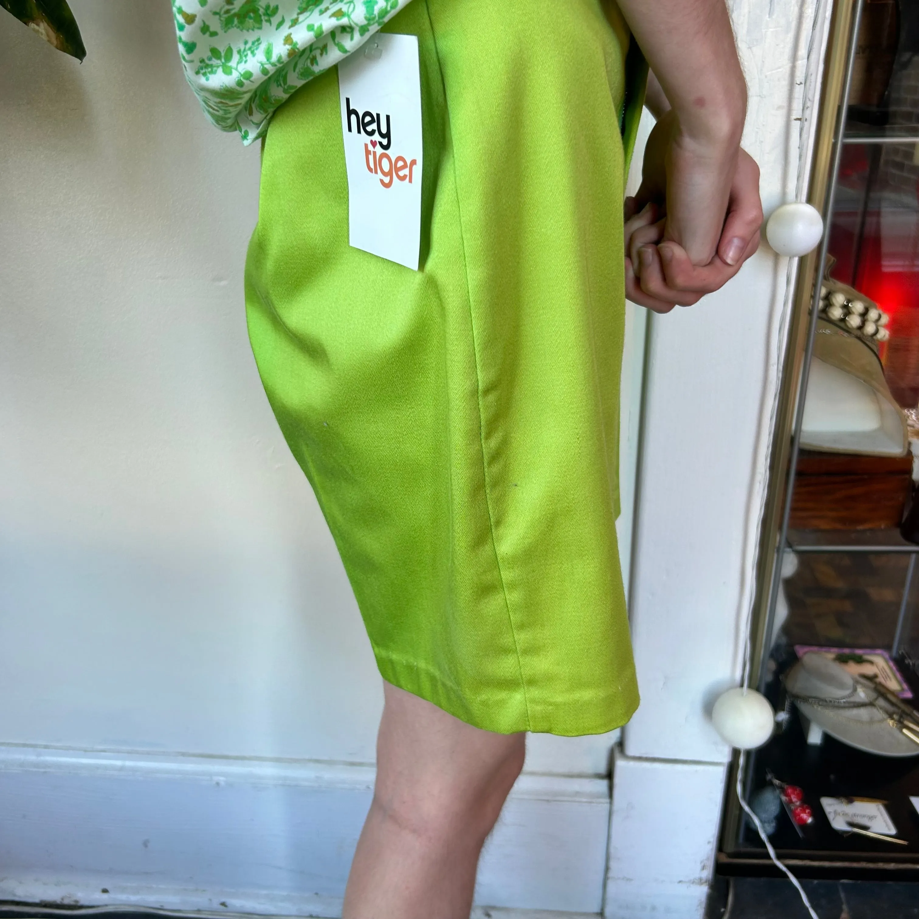1950s/60s lime green shorts