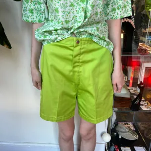 1950s/60s lime green shorts