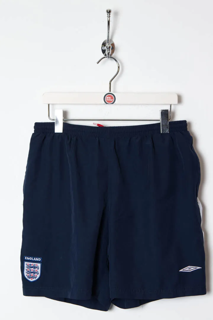 2007-09 England Home Umbro Football Shorts (L)