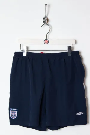 2007-09 England Home Umbro Football Shorts (L)
