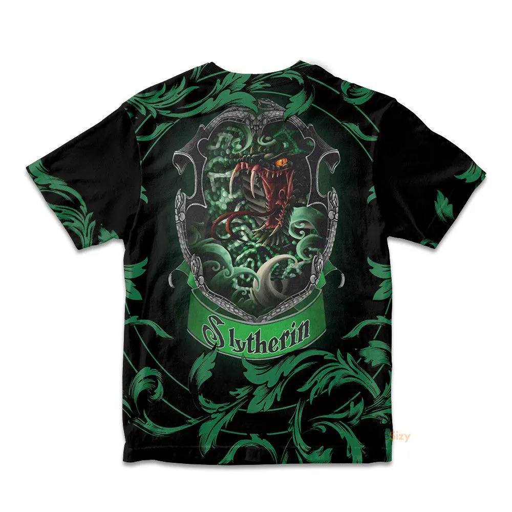 3D H.P Brave Like A Slytherin Custom Kid Tshirt QT211468Hf