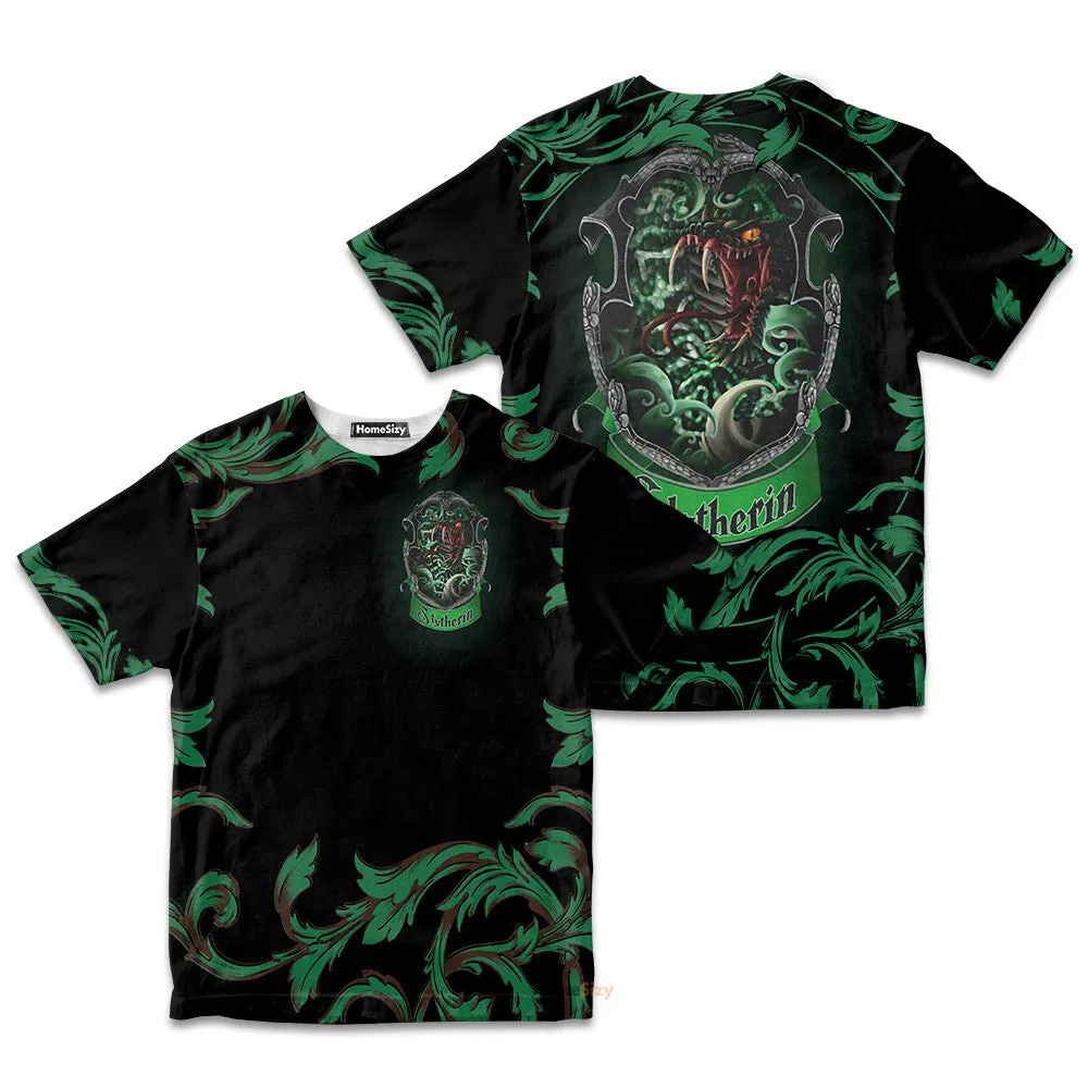 3D H.P Brave Like A Slytherin Custom Kid Tshirt QT211468Hf