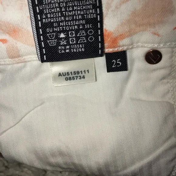 7 For All Mankind Women's Floral Cut Off Shorts
