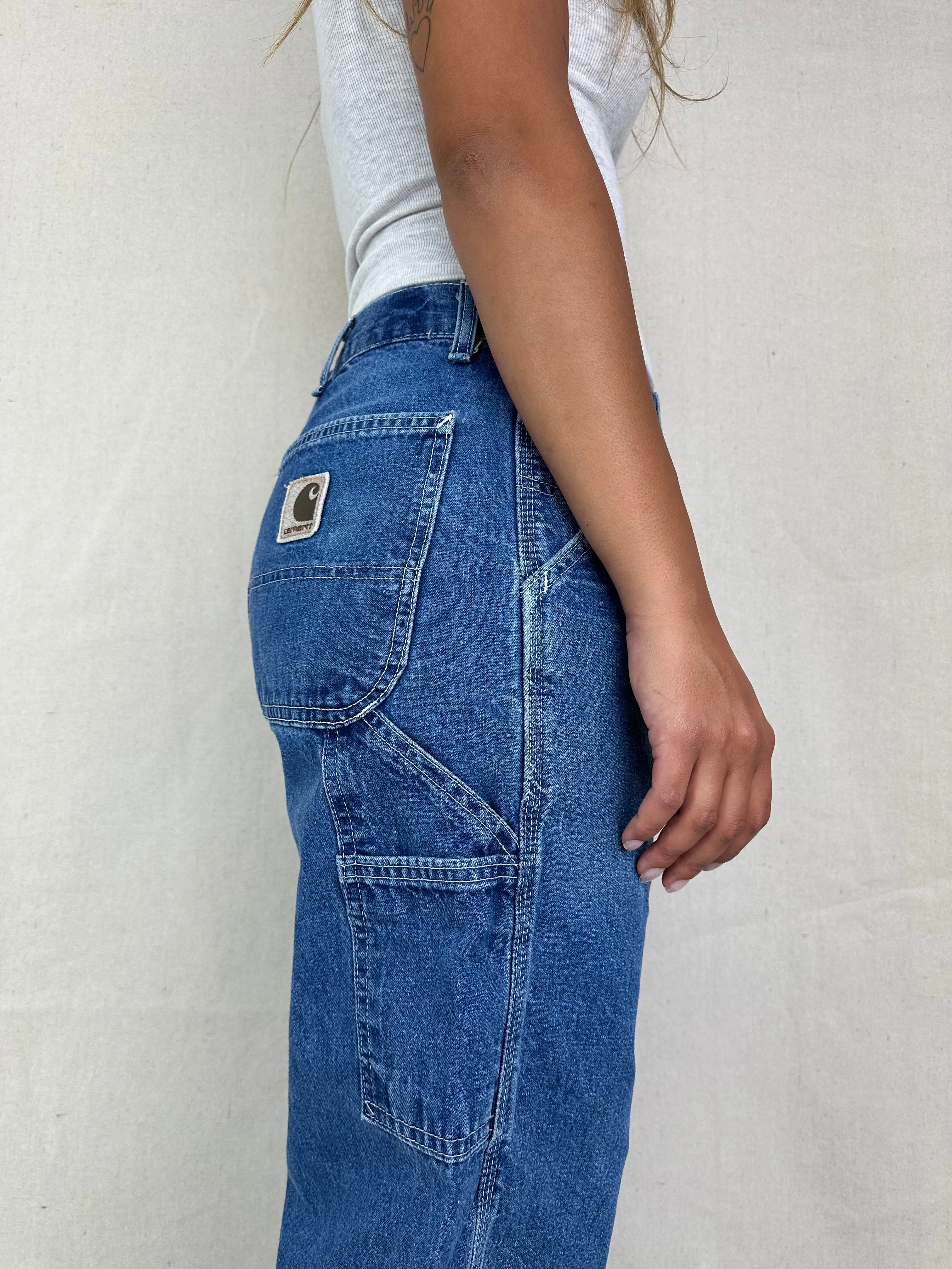 90's Carhartt USA Made Vintage Carpenter Jeans Size 30x30