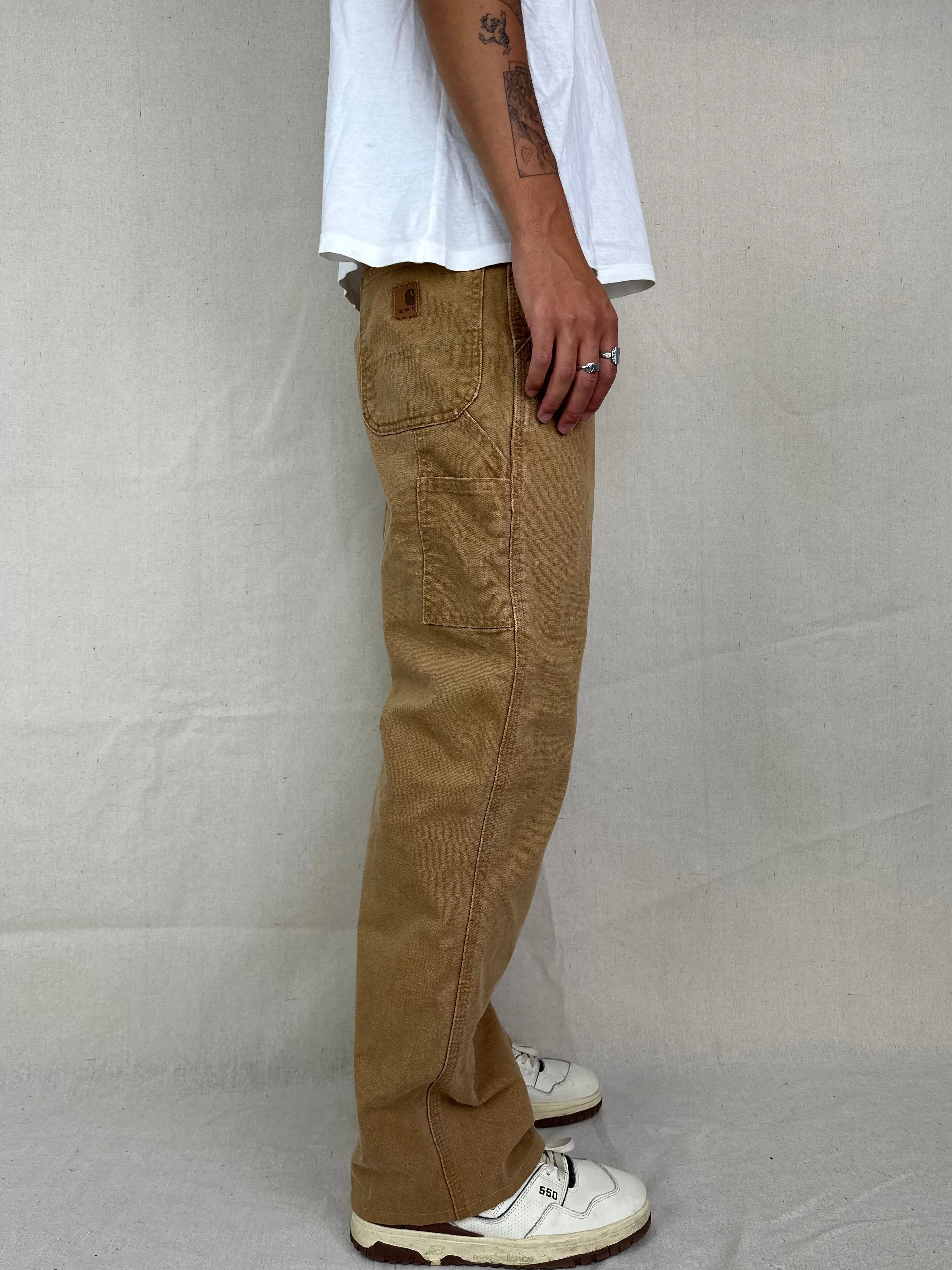 90's Carhartt Vintage Heavy Duty Carpenter Jeans Size 32x30