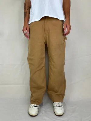 90's Carhartt Vintage Heavy Duty Carpenter Jeans Size 32x30