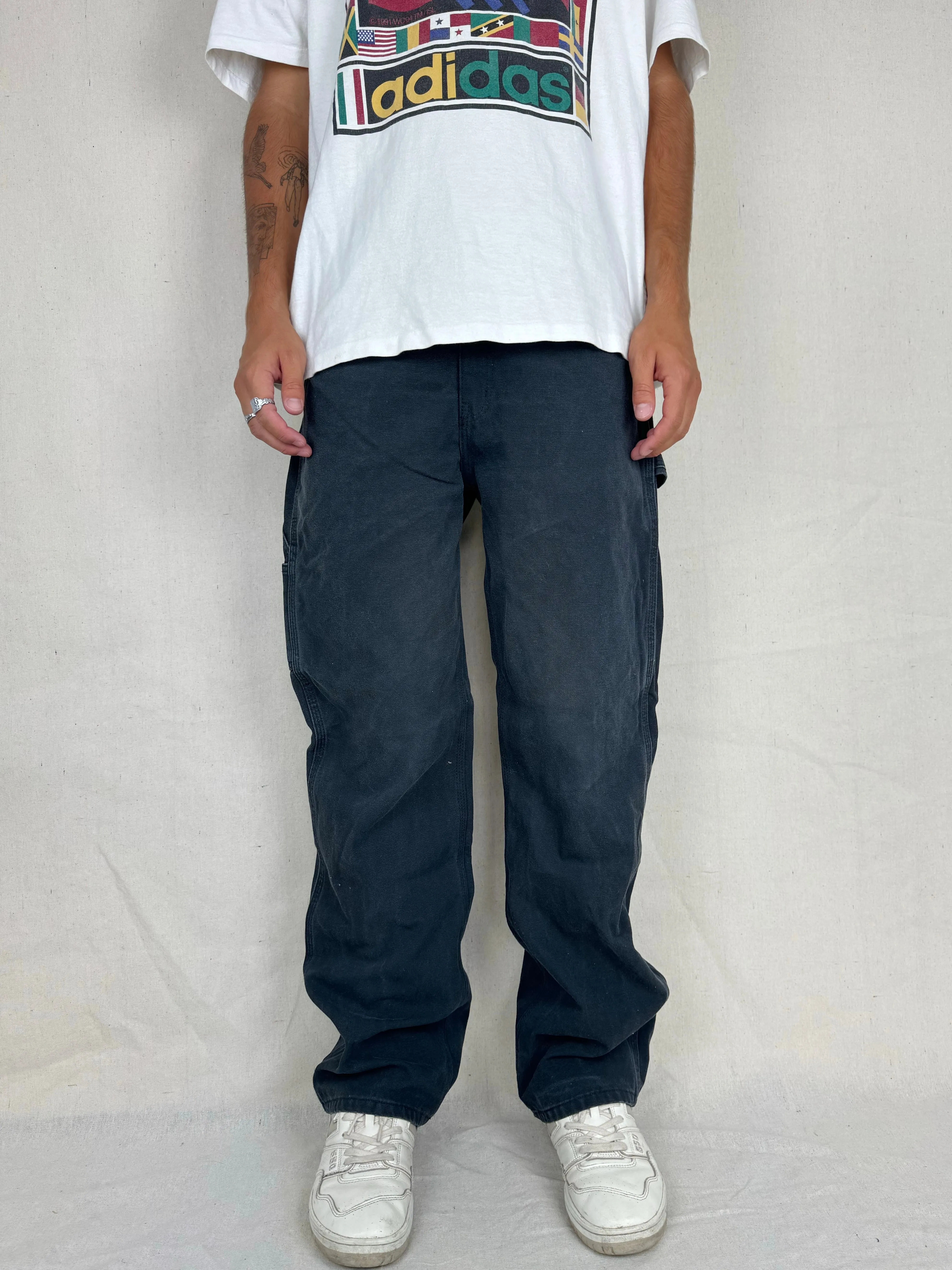 90's Dickies Heavy Duty Vintage Carpenter Jeans Size 32x33