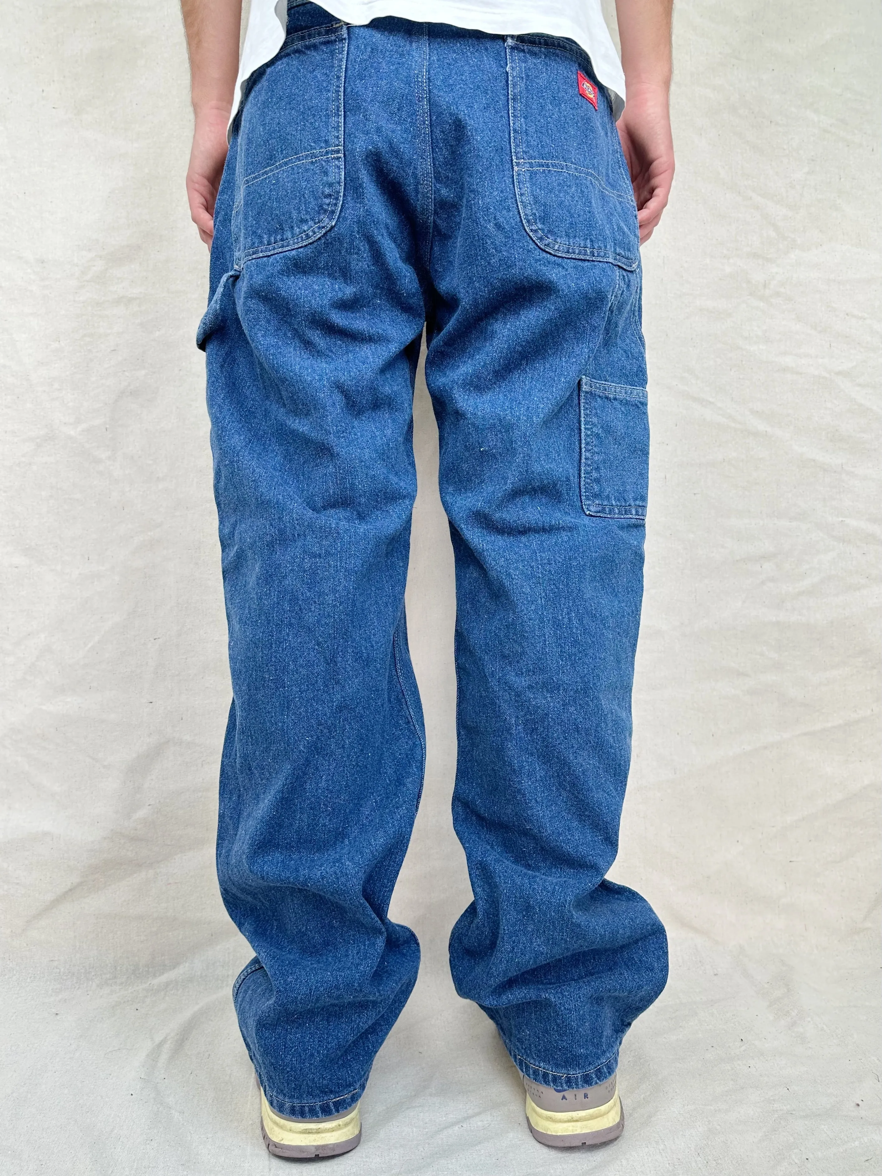 90's Dickies Heavy Duty Vintage Carpenter Jeans Size 34x32