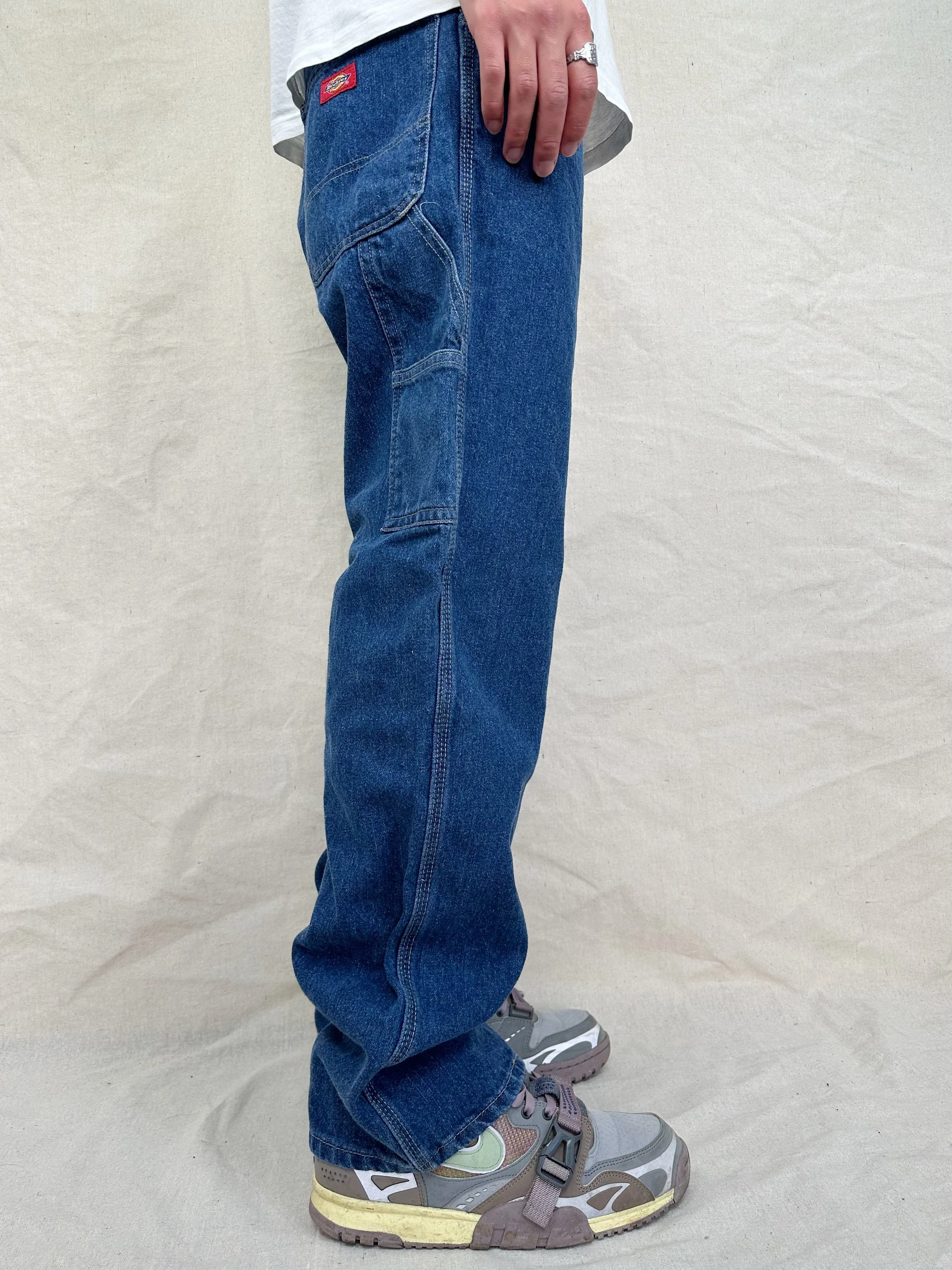 90's Dickies Heavy Duty Vintage Carpenter Jeans Size 34x32