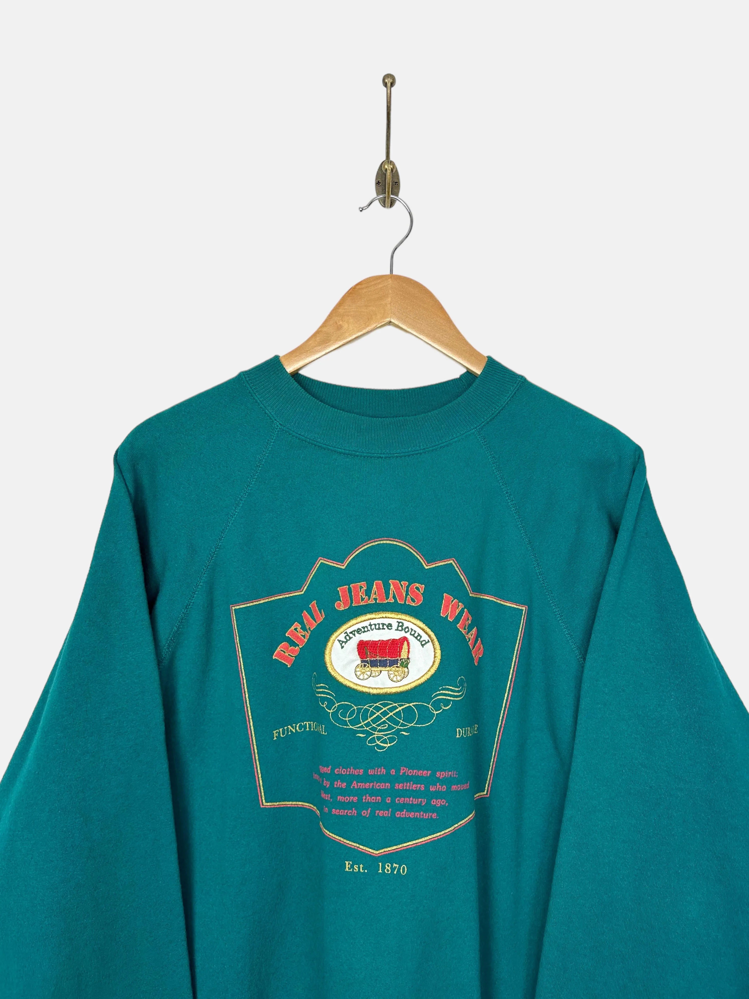 90's Real Jeans Wear USA Made Vintage Sweatshirt Size L