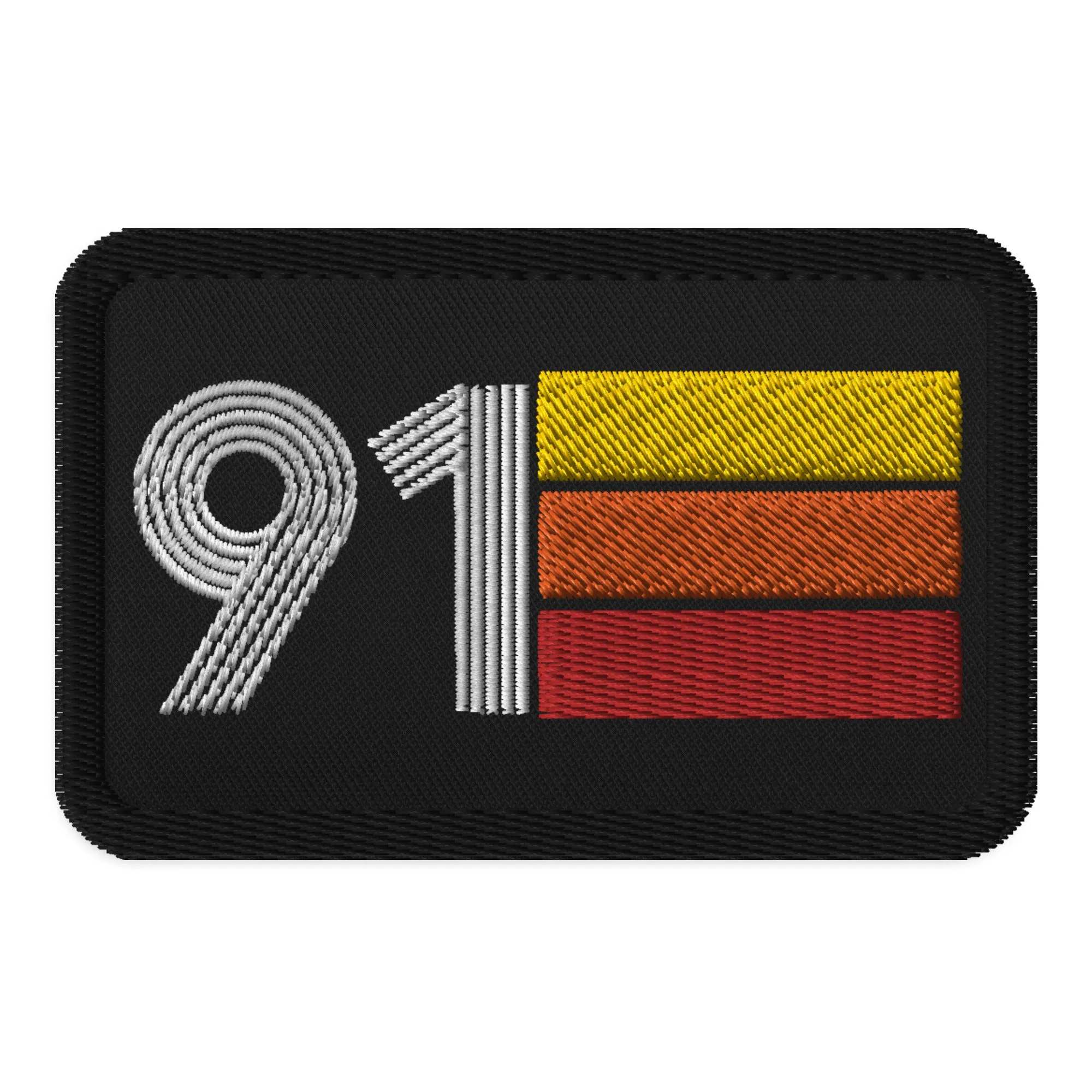 91 - 1991 Retro Birthday Year Embroidered patches