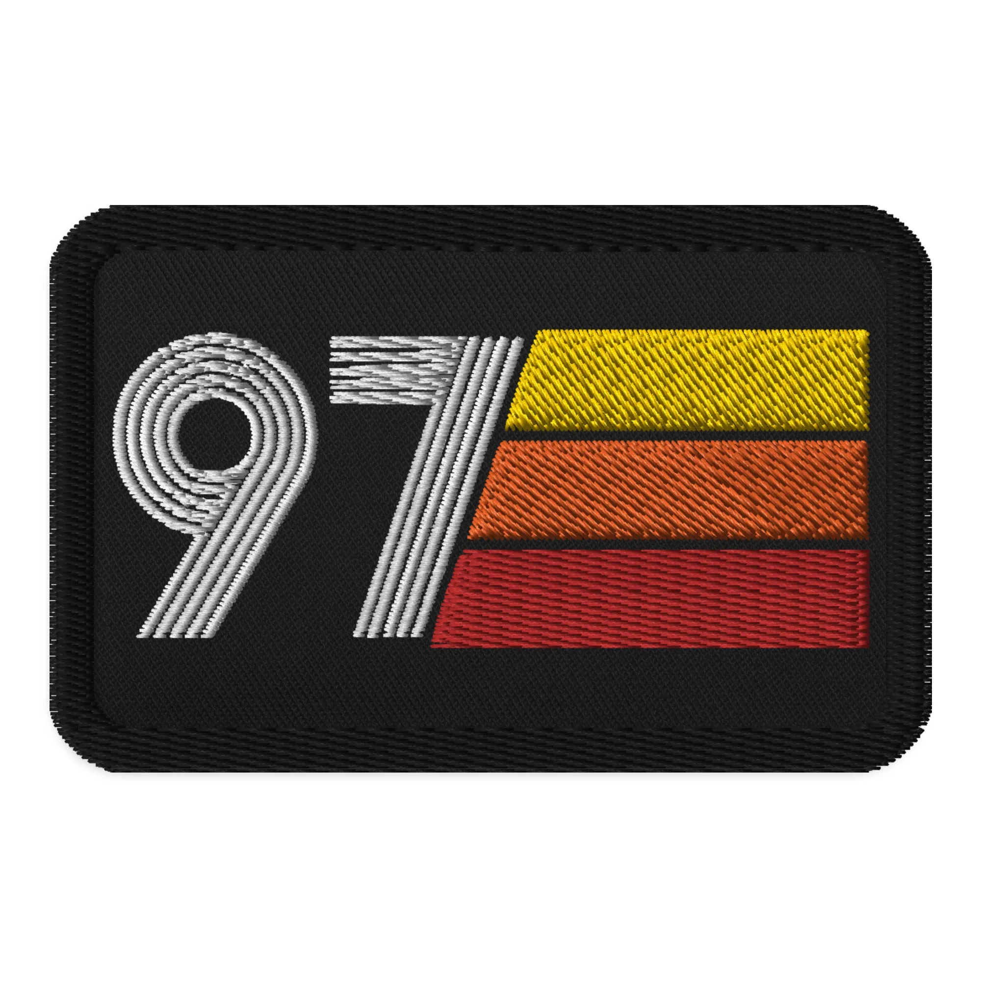 97 - 1997 Retro Birthday Year Embroidered patches
