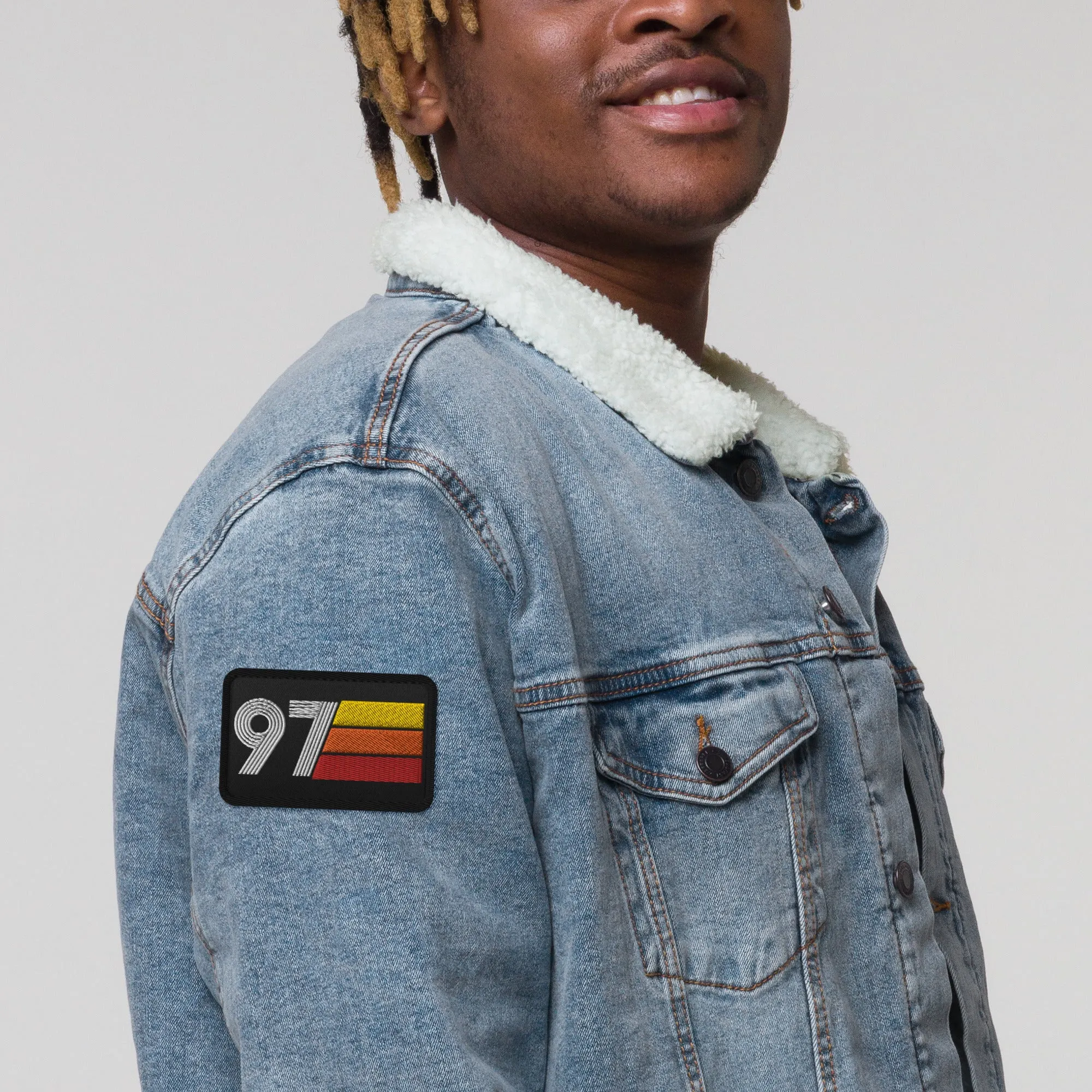 97 - 1997 Retro Birthday Year Embroidered patches