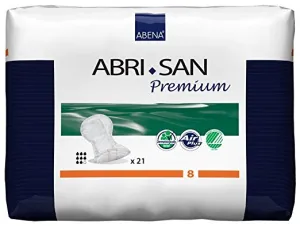 ABENA Bladder Control Pad Abri-San 25" Moderate Absorb Fluff (#9382, Per CS)