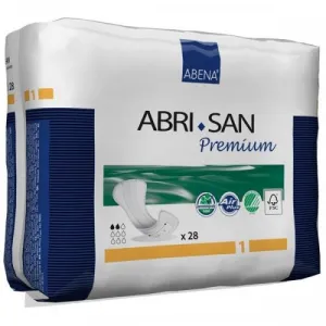 ABENA Bladder Control Pad Abri-San 9" Light Absorbency Fluff (CS)