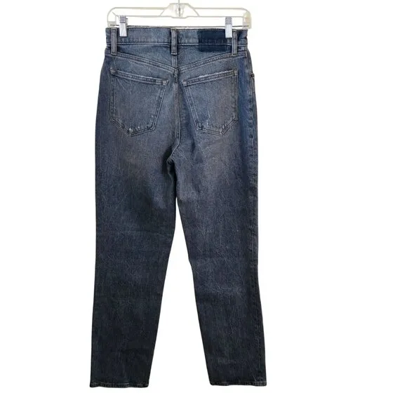 Abercrombie &amp; Fitch The 90's Straight Ultra High Rise Medium Wash Jeans Size 27