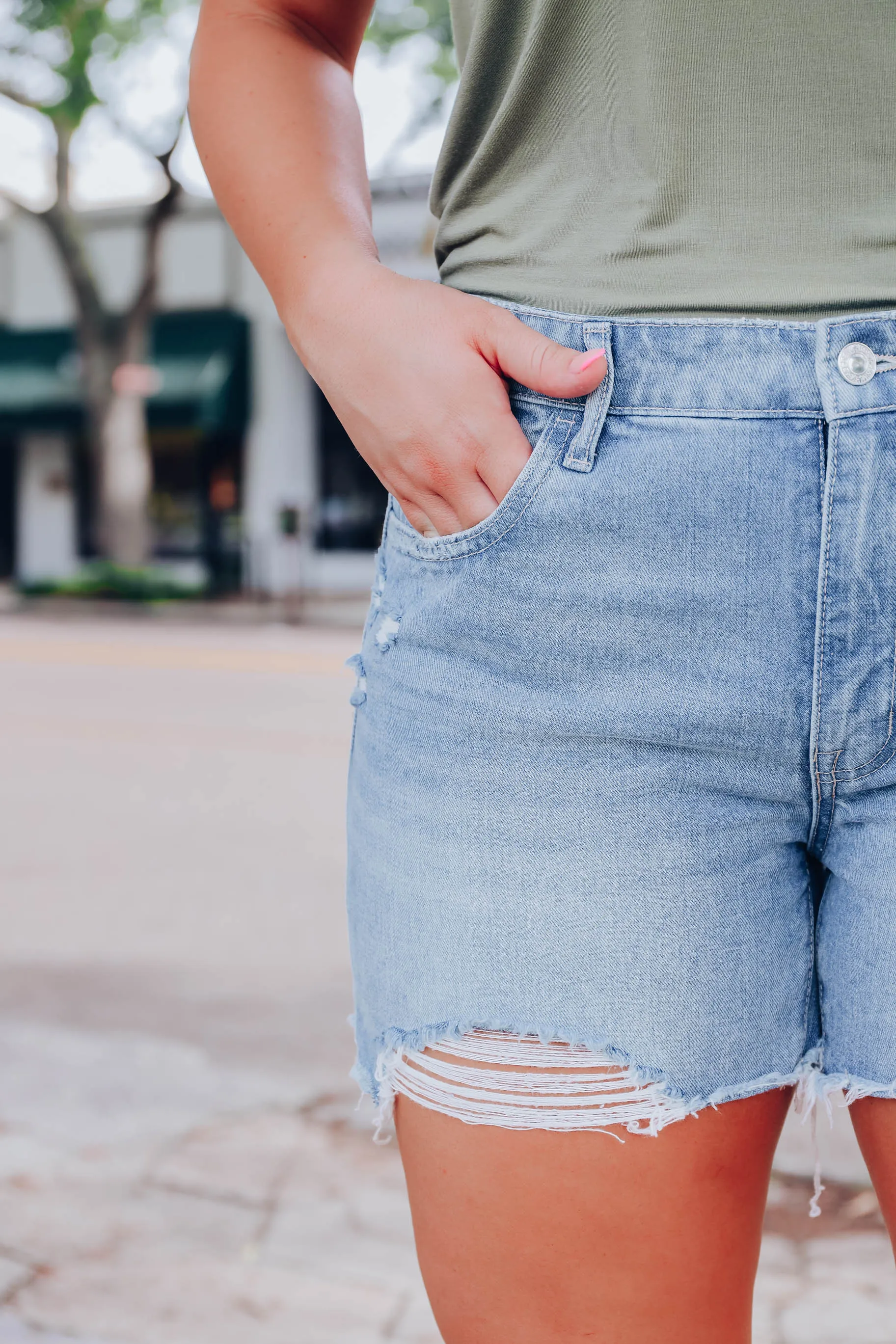 Ablaze Denim Shorts