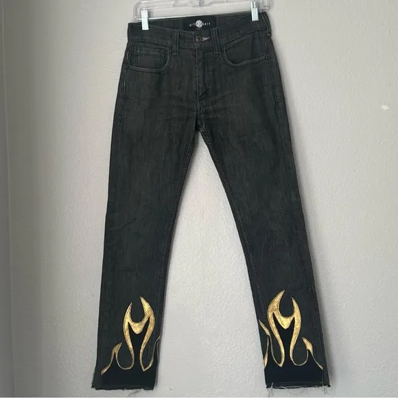 After Party by Nasty Gal Hang Fire Levi's 505 Jeans denim size 26‎