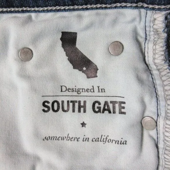 AG ADRIANO GOLDSCHMIED Hailey Cut Off Ex Boyfriend Shorts Sz 26 Blue Denim Jeans