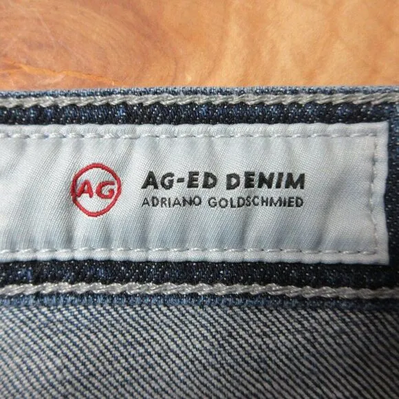 AG ADRIANO GOLDSCHMIED Hailey Cut Off Ex Boyfriend Shorts Sz 26 Blue Denim Jeans
