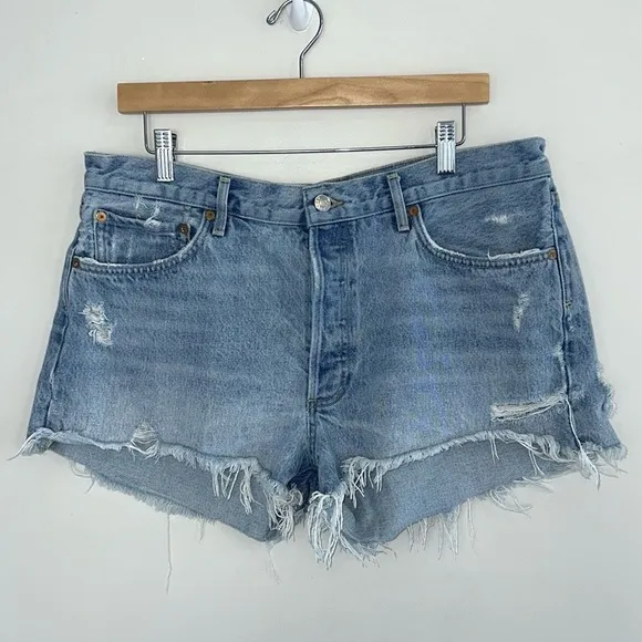 Agolde Parker Vintage Cut Off Shorts in Swapmeet