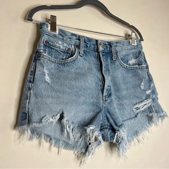 Agolde Parker Vintage Cut Off Shorts in Swapmeet