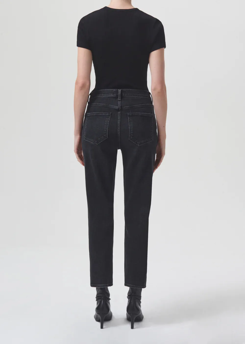 AGOLDE Riley High Rise Straight Crop (Stretch)
