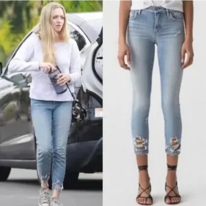 AGOLDE Sophie Mid-Rise Skinny Jean With Chewed Hem &amp; Waistband, 25