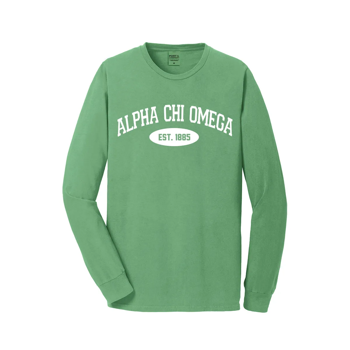 Alpha Chi Omega Long Sleeve Vintage T-Shirt