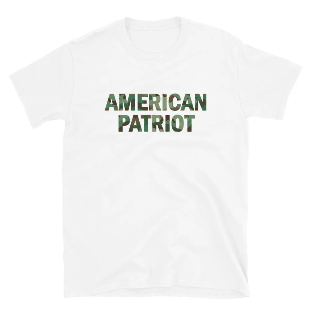 American Patriot Camo Short-Sleeve Unisex T-Shirt