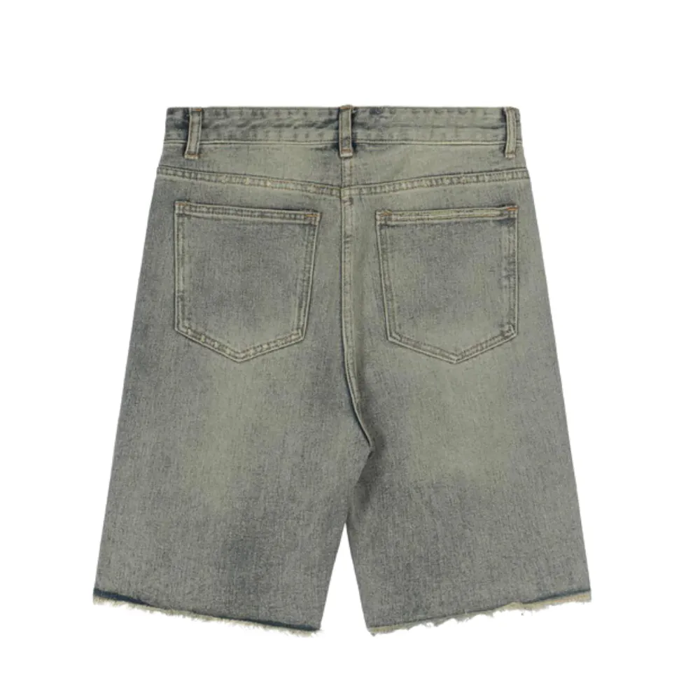 American Vintage Distressed Denim Shorts