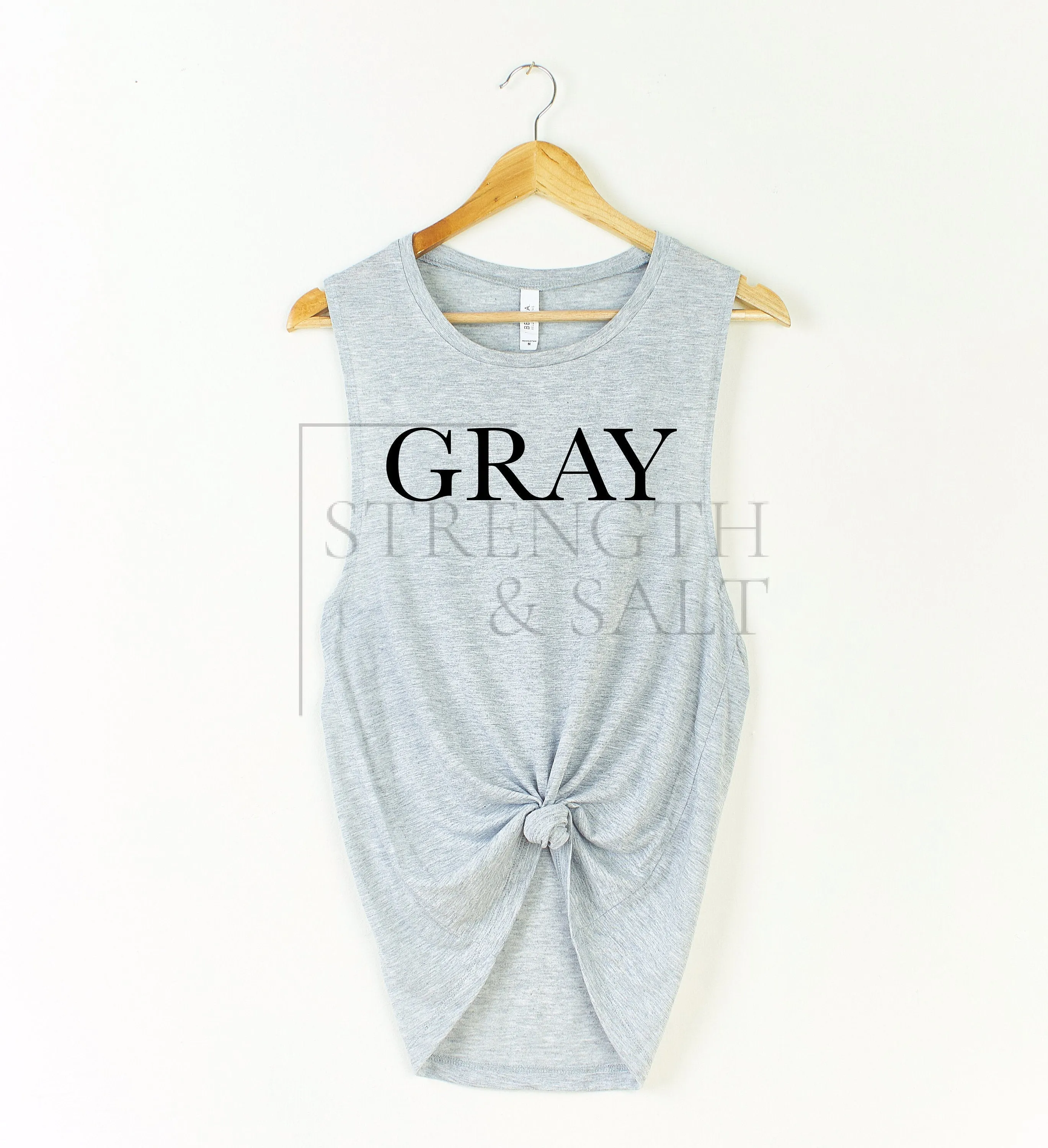 APRIL SHIRT OF THE MONTH | Strong Women Energy Muscle Tank