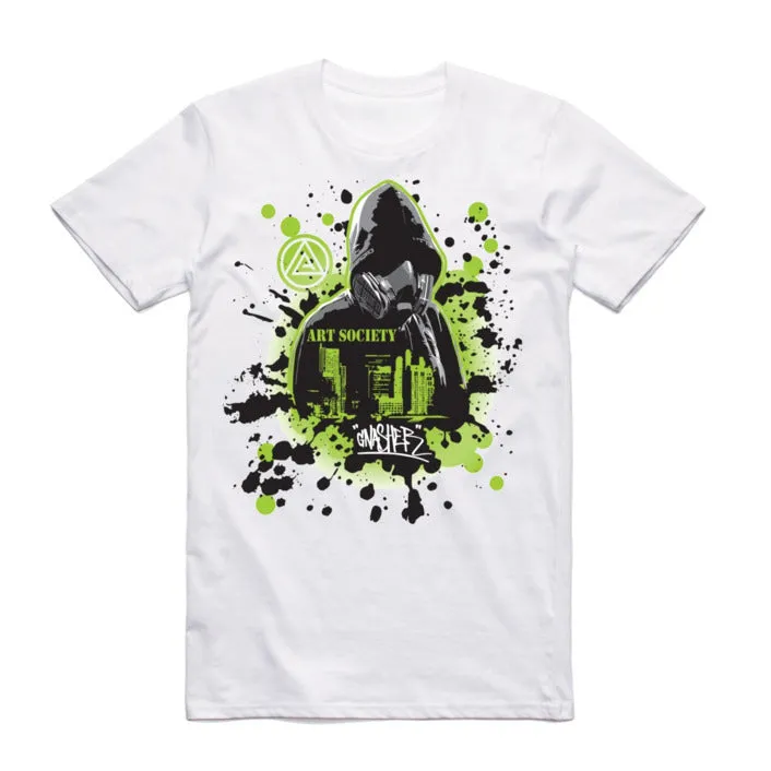 Art Society x Retro Kings x GNASHER TEE WHITE
