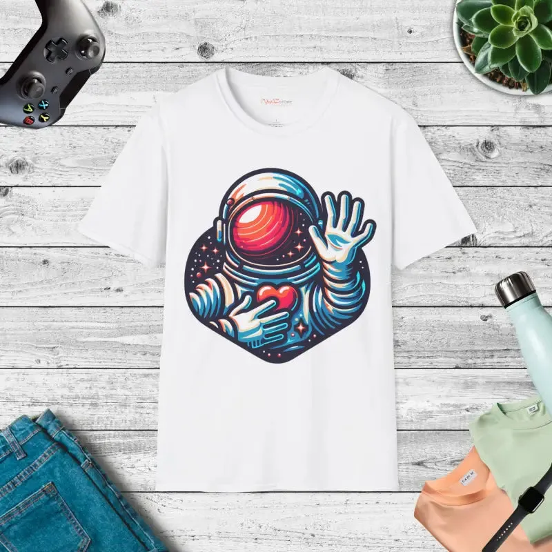 Astronaut Softstyle Tee for Cosmic Cool Vibes