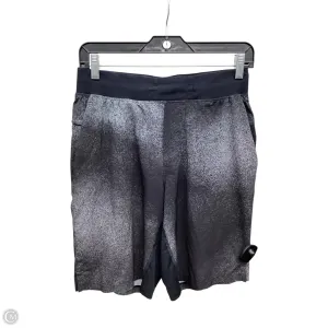 Athletic Shorts By Lululemon In Black & Grey, Size: S