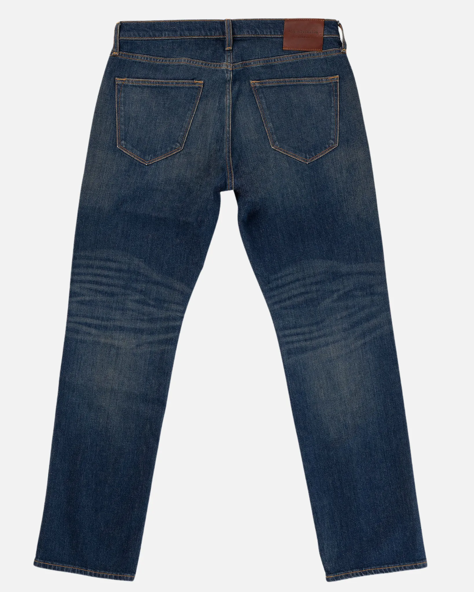Athletic Straight Denim Jeans - Dirty Vintage