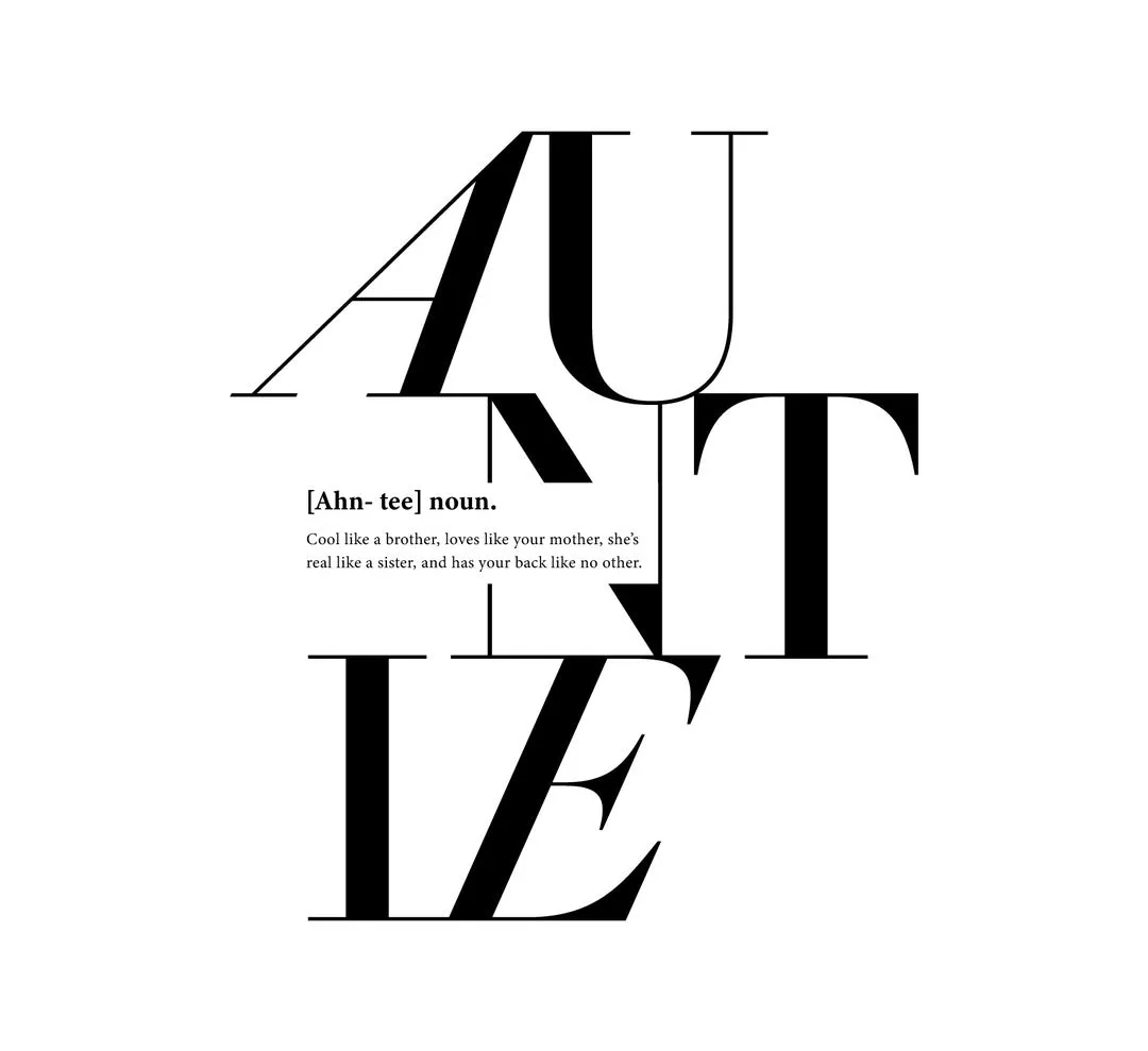 Auntie logo Remix T-shirt
