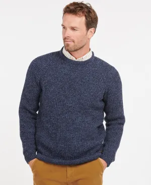 Barbour Horseford Crew Neck Jumper in Navy
