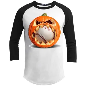 Baseball Pumpkin Raglan