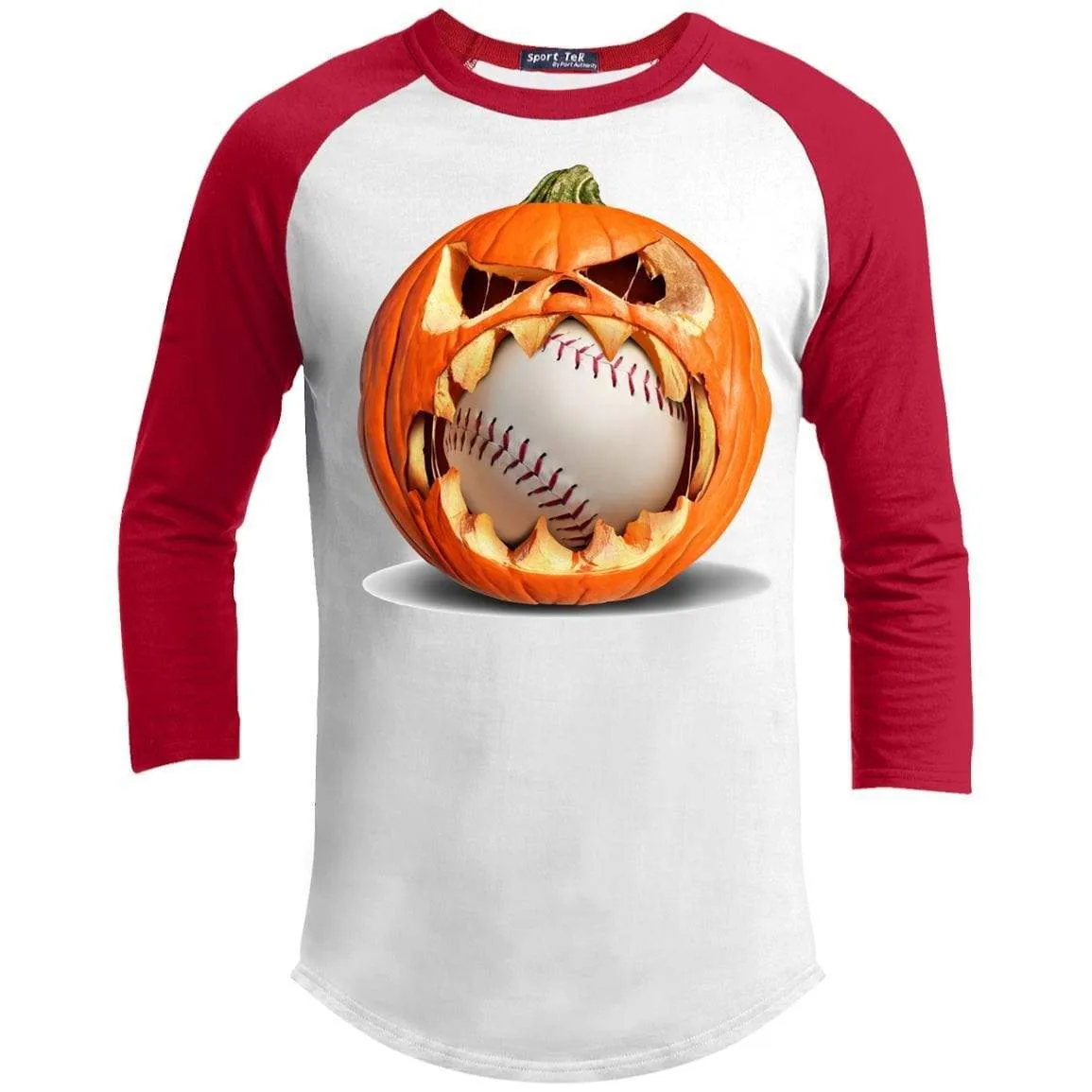 Baseball Pumpkin Raglan