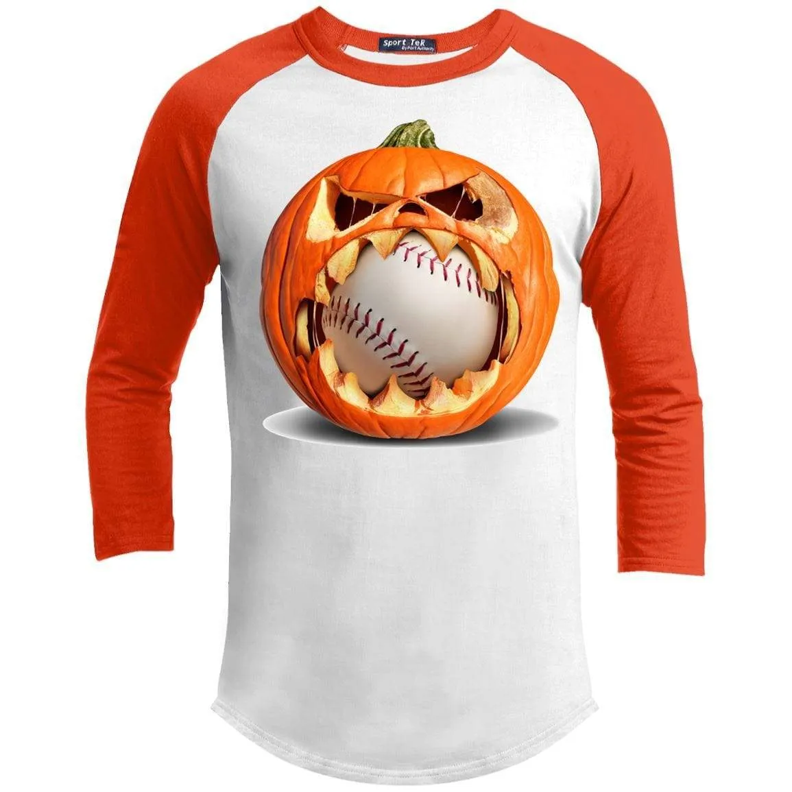 Baseball Pumpkin Raglan