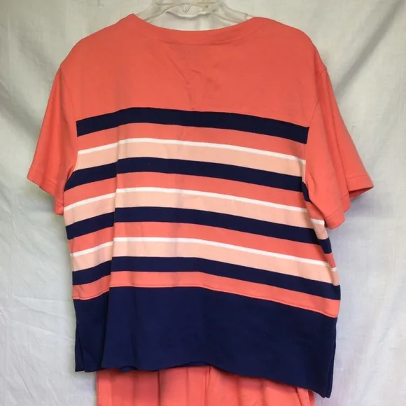 Bechamel VTG Women’s Cotton Short Set Peach Blue