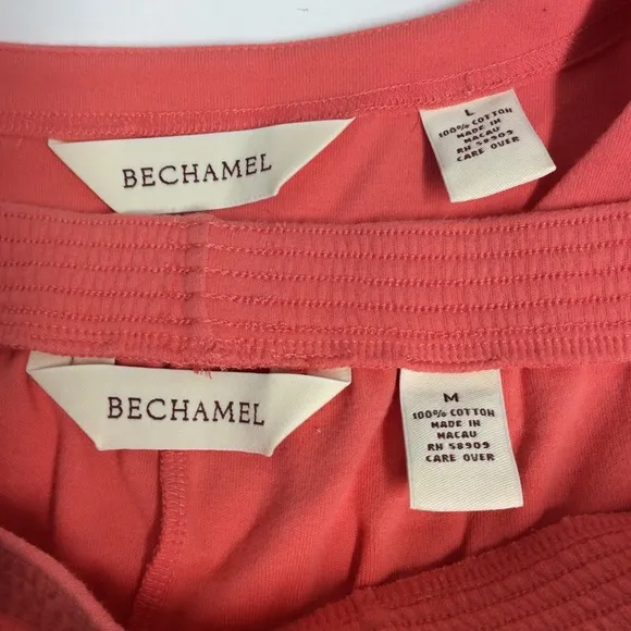Bechamel VTG Women’s Cotton Short Set Peach Blue