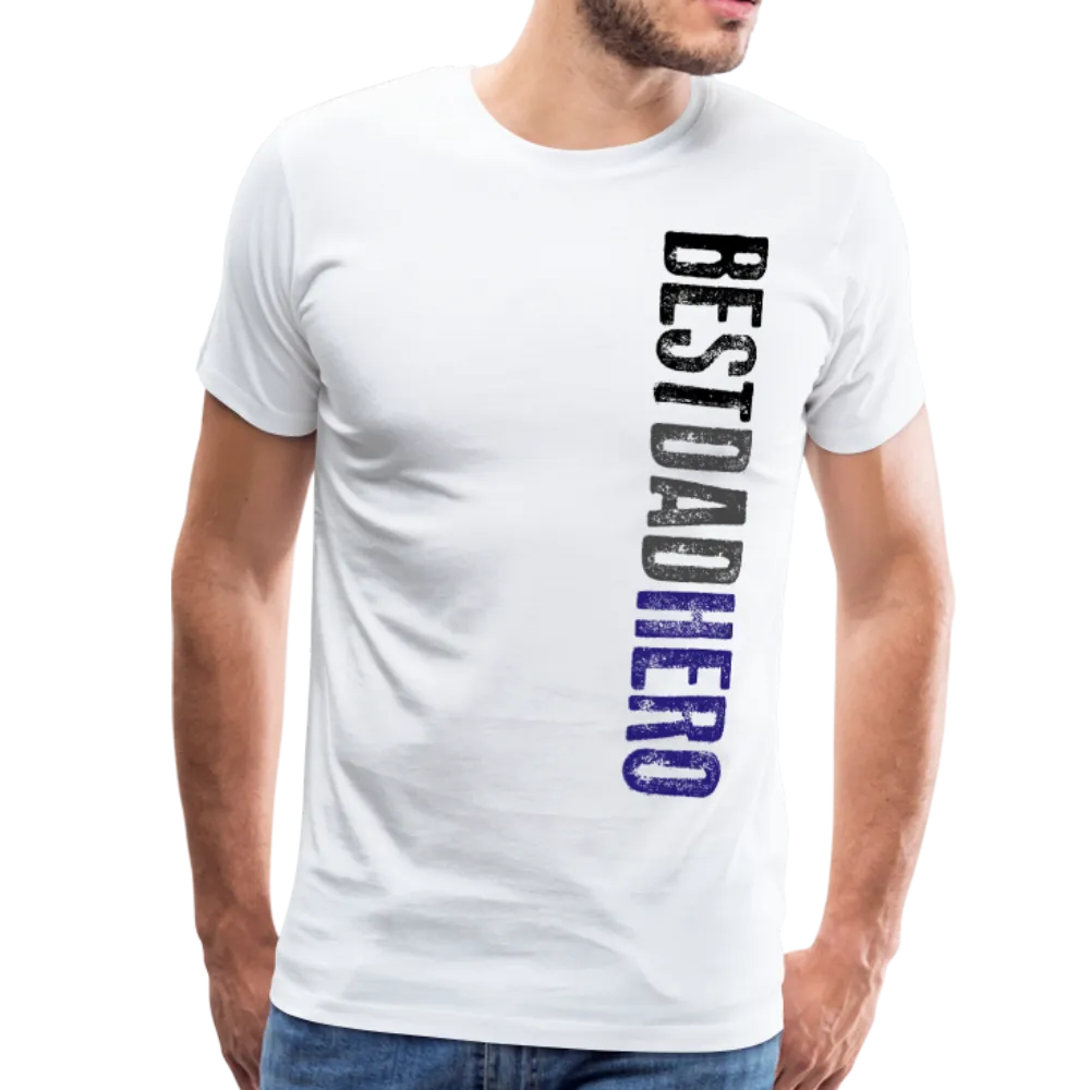 Best Dad Hero Men's Premium T-Shirt (Ck1033)