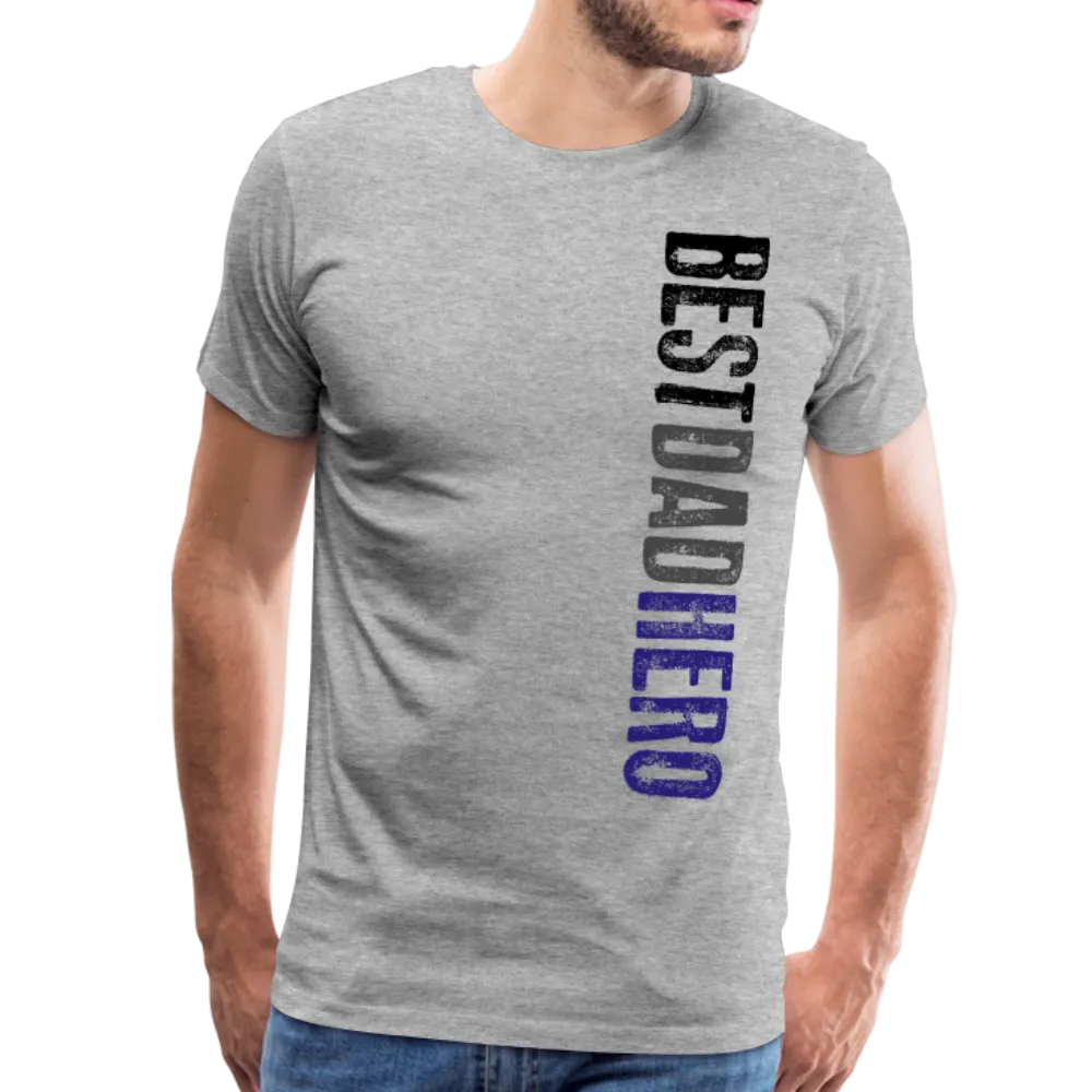 Best Dad Hero Men's Premium T-Shirt (Ck1033)