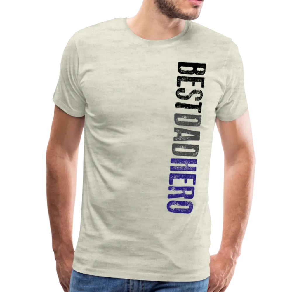 Best Dad Hero Men's Premium T-Shirt (Ck1033)