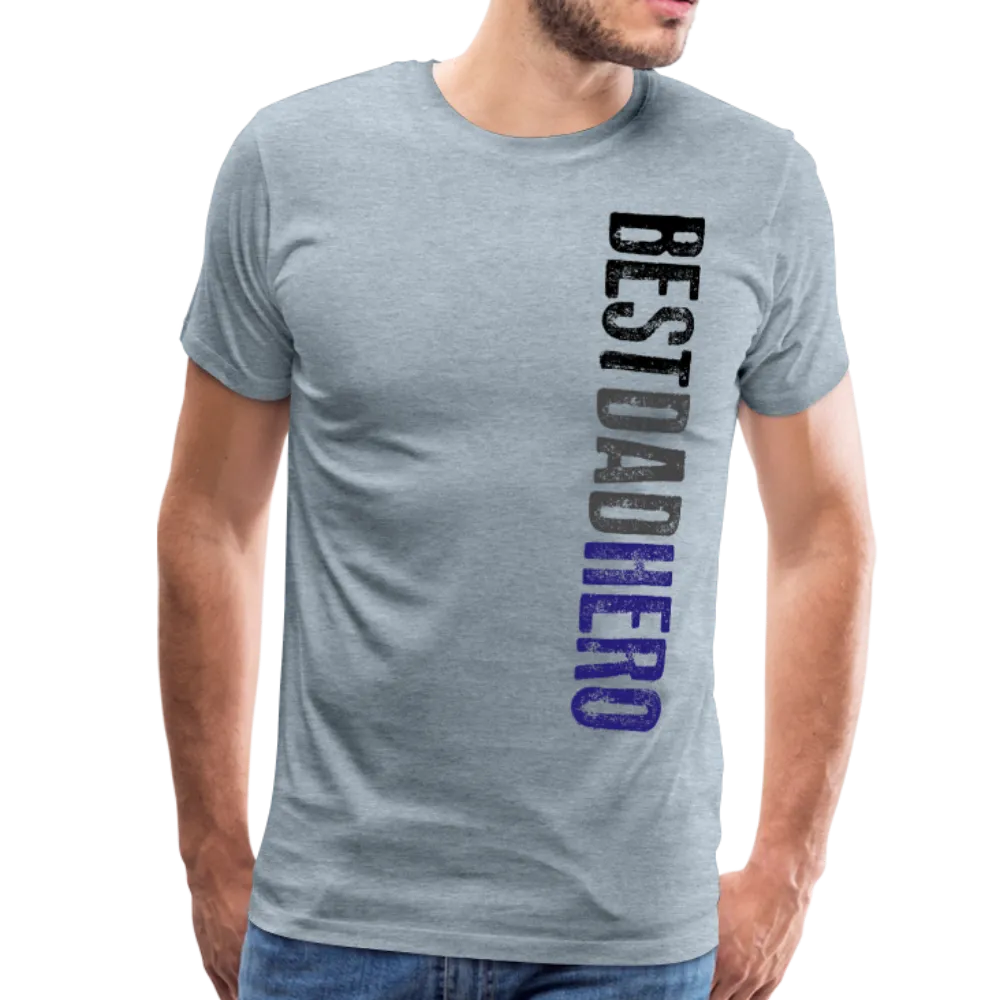 Best Dad Hero Men's Premium T-Shirt (Ck1033)